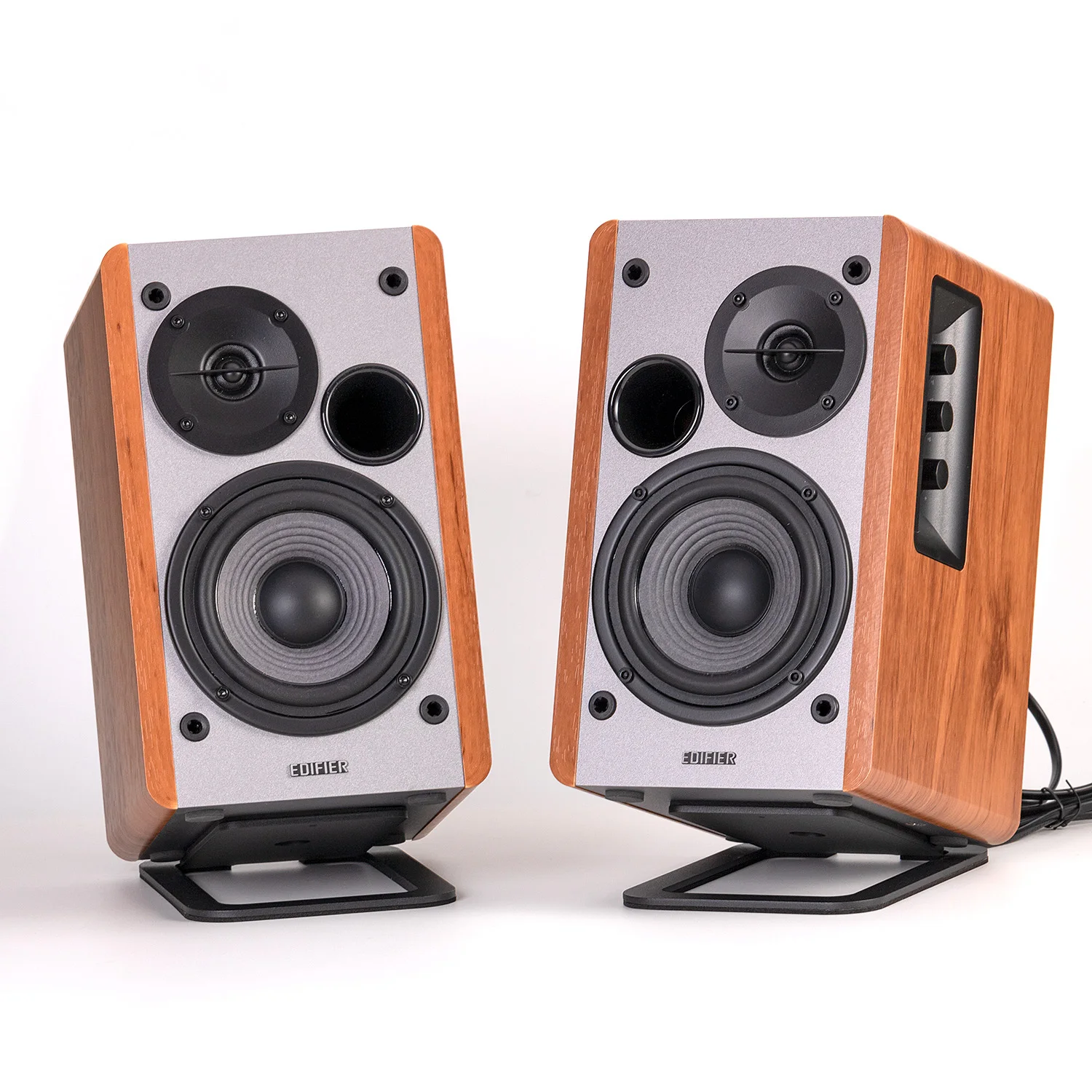 2pcs Desktop Speaker Stands for Medium Bookshelf Speakers & Mid-Size 3”-4” for Edifier R1280DB R1280T Desk Setup Supplies