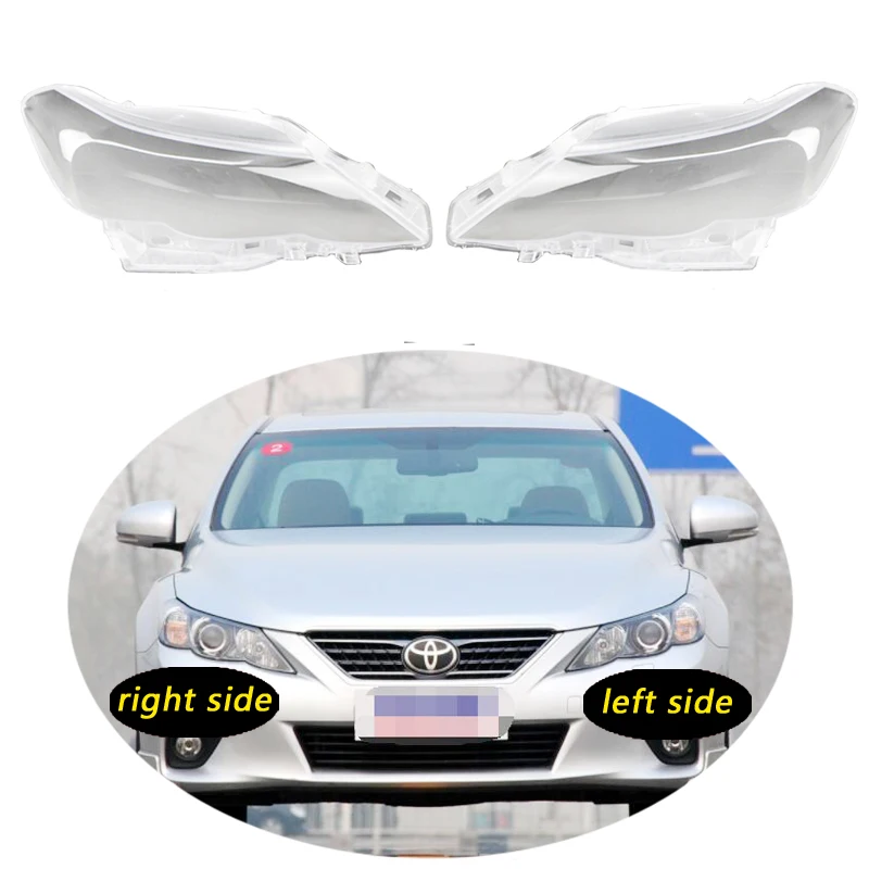 Use For Toyota Mark X 2010-2012  REIZ Transparent Headlamp Cover Lamp Shade Front Headlight Shell Lampshade Lens shell