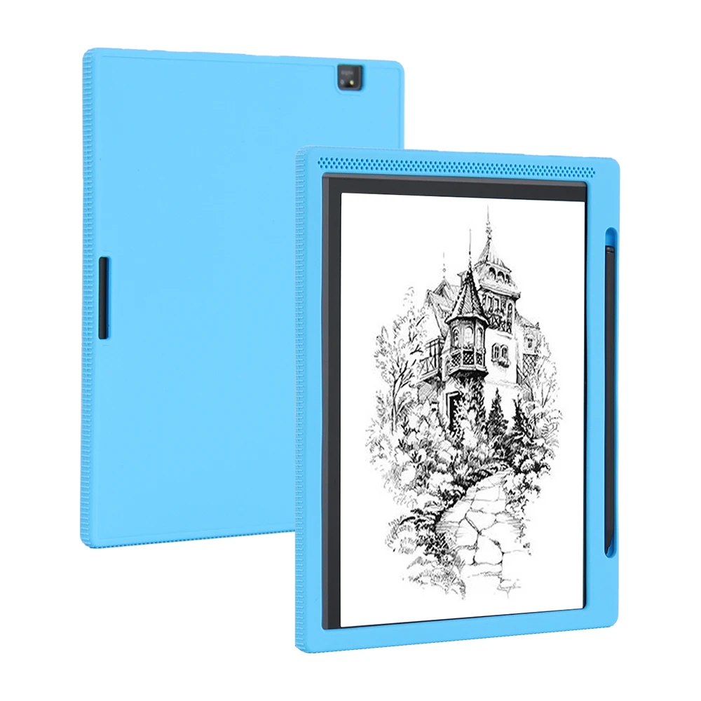 Bigme B1051C pro Silicone Case for 10.3 Inch Electronic Book Reader with Pen Holder And Four Corner Protection B1051Tablet Cover