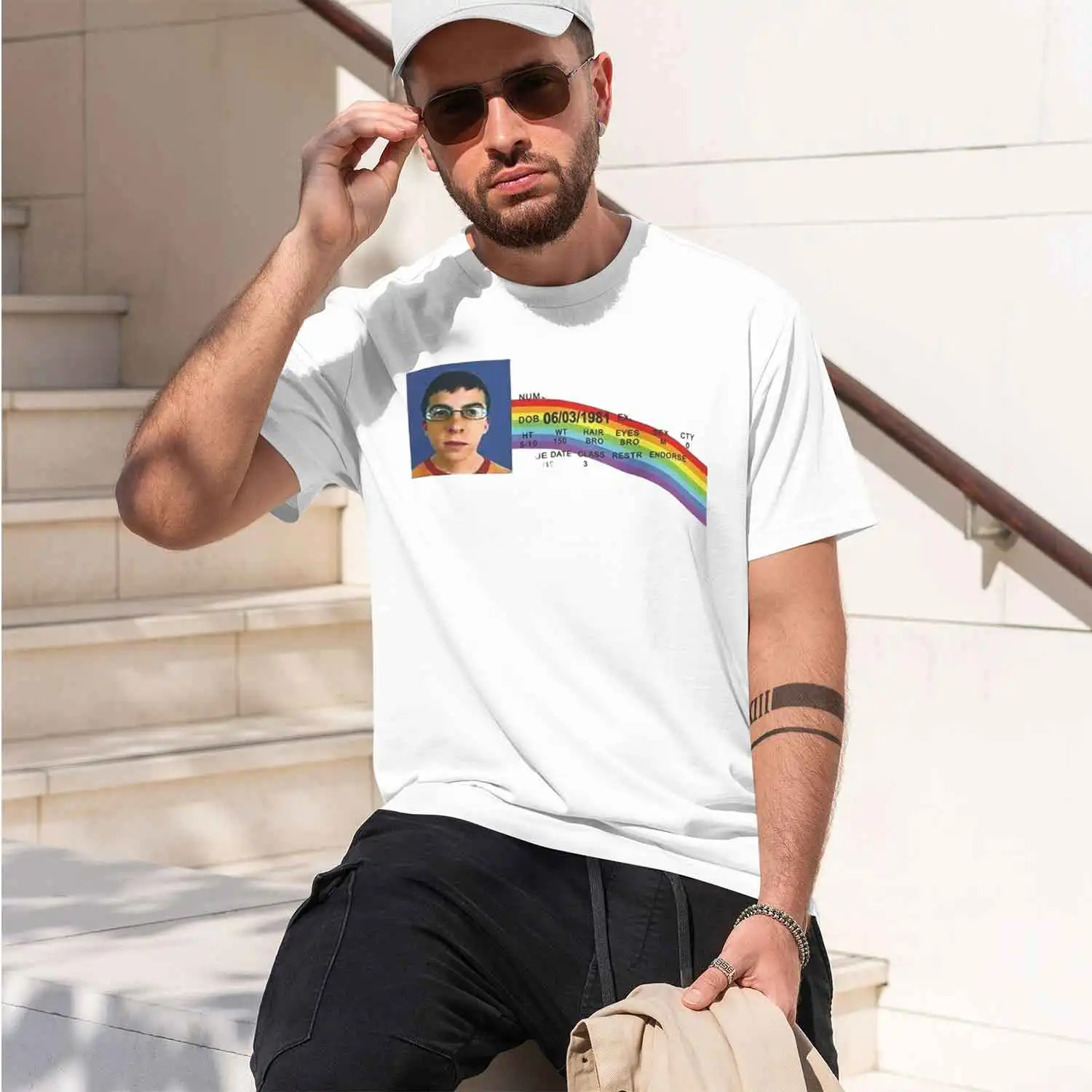 Hawaii T Shirt erbad I Am Mclovin Comedy Jonah Hill Cera Heavy vintage Washed fashion Versatile Soft homme streetwear 2026 New M