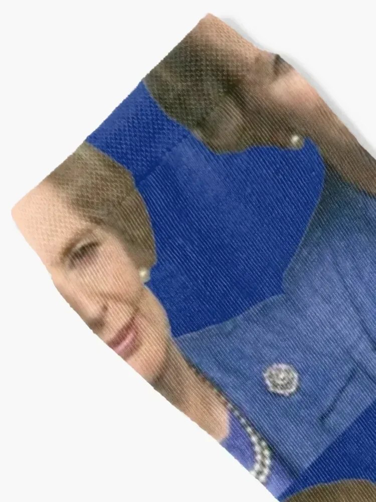 جوارب Iron Lady Socks الرياضية والترفيهية الشفافة مع جوارب مطبوعة للنساء والرجال