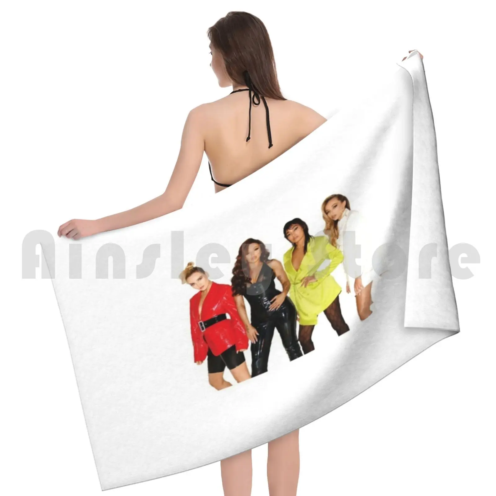 انهيار أغنية Lm منشفة الشاطئ منشفة سريعة الجفاف عالية الجودة مزيج صغير Lm Lm5 اليشم Thirlwall Leigh Anne Pinnock Perrie Edwards