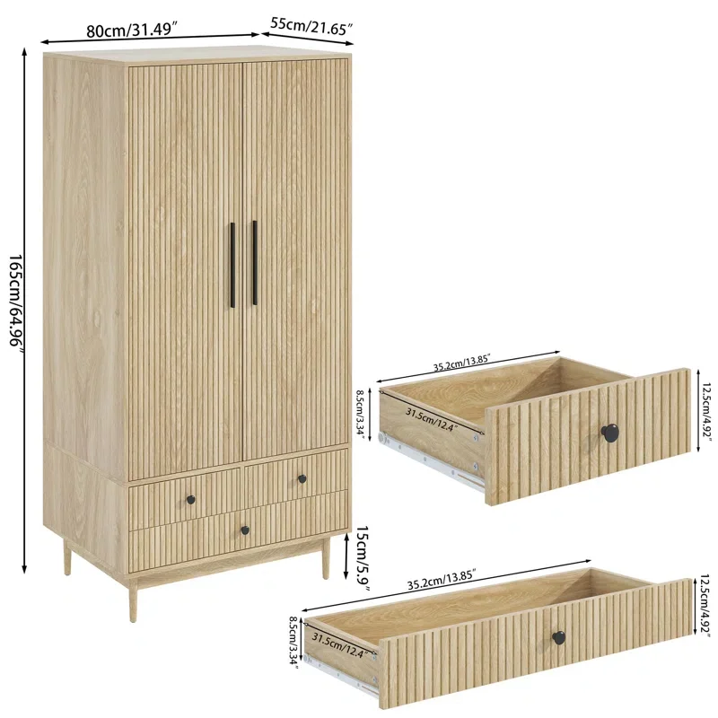 

Clothes Wardrobe Storage Wardrobe Wardrobe Bedroom Furniture Wood Customized