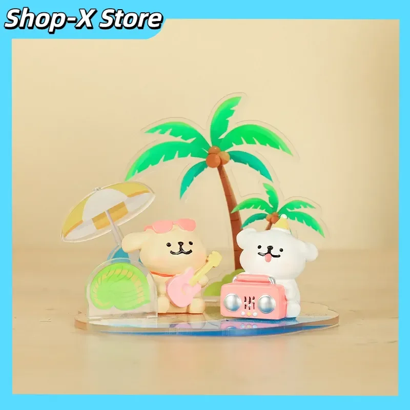 Nueva caja ciega de arte de línea de perro de la suerte, regalo de recuerdo de boda Kawaii para niñas/damas de honor, bonita decoración de escritorio