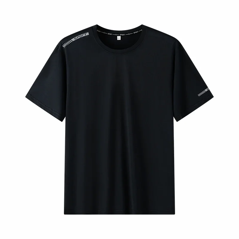 Big Size T-shirt Men for 110-175kg Pack of 1/3 Breathable Quick Dry Sport Tees Summer Oversized Round Neck Short Sleeve T-shirt