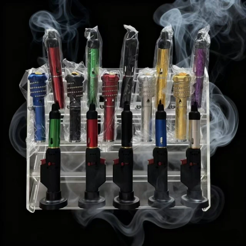 

New Multi Functional Creative Aromatherapy Lighter, Portable Mini Metal Pipe with Volcanic Stone Cigarette Accessories Tool