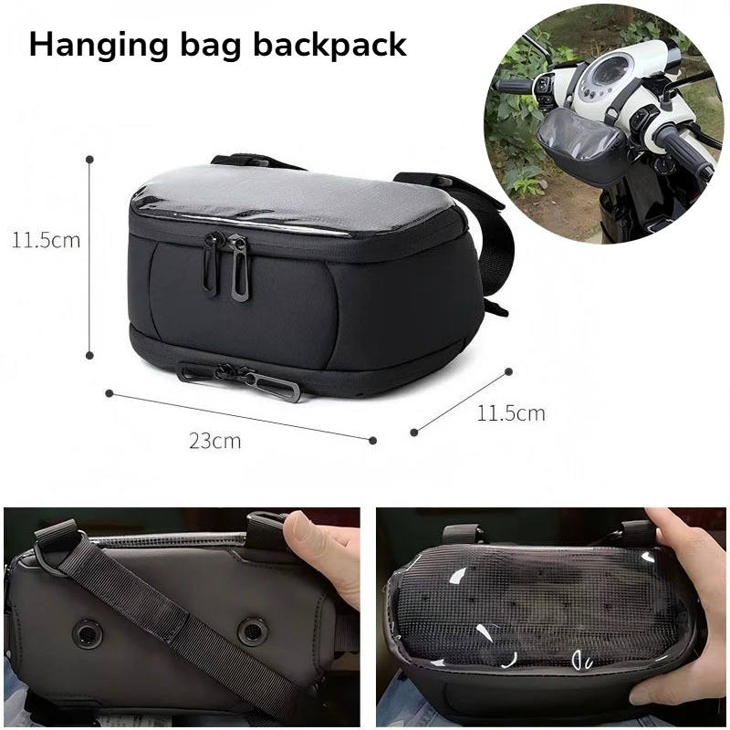 

Scooter Suitable for VESPA GTS300 Primavera LX 125 150 Hanging Front Storage Driver Shoulder Bag Motorcycle Modification