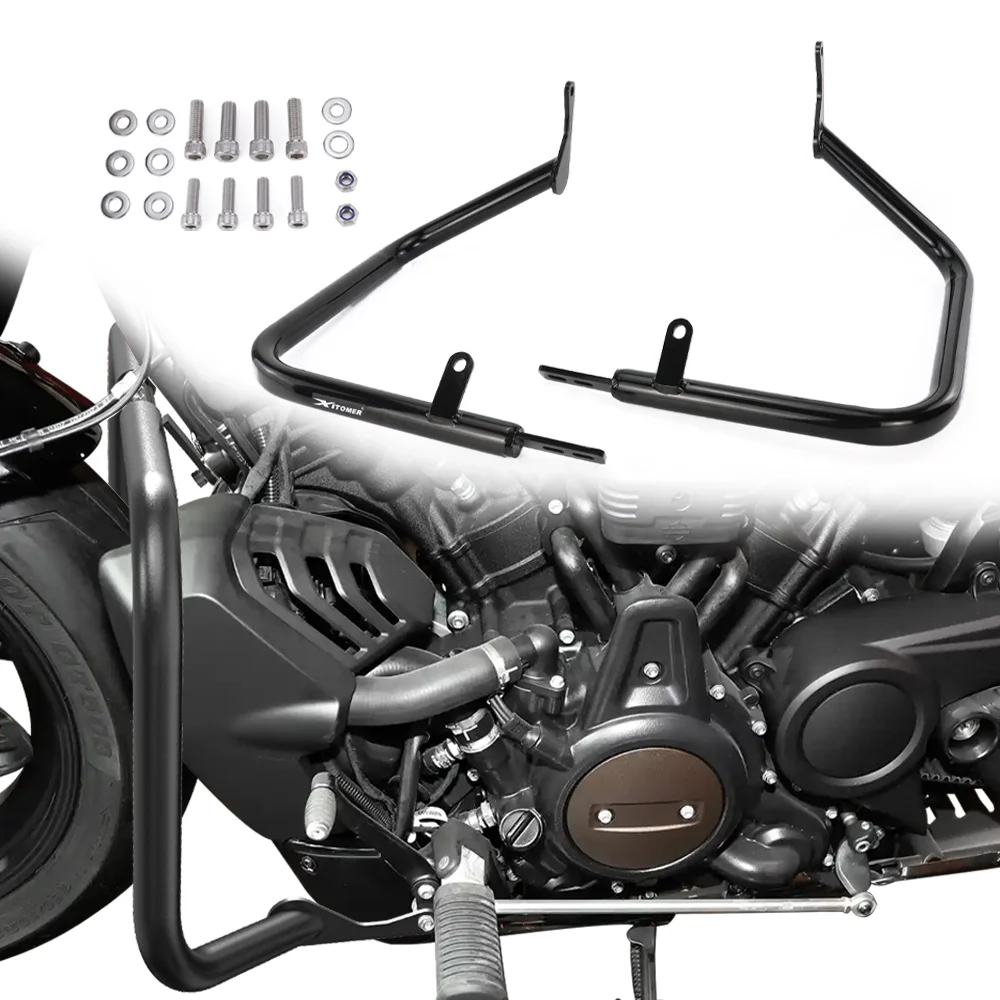 

Fit For Harley Sportster S RH1250S Motorcycle Engine Guard Highway Crash Bar Buffer Fairing Frame Fuel Tank Protection Bumper