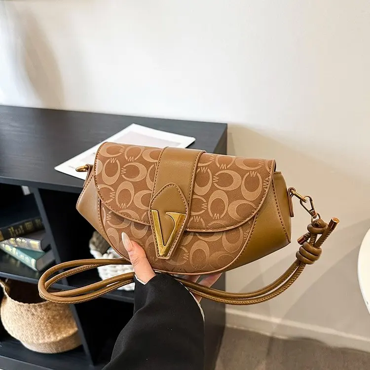 

Классическая дизайнерская кожаная женская сумка через плечо в парижском стиле, повседневная, простая, винтажная, модная, стильная сумка для подгузников