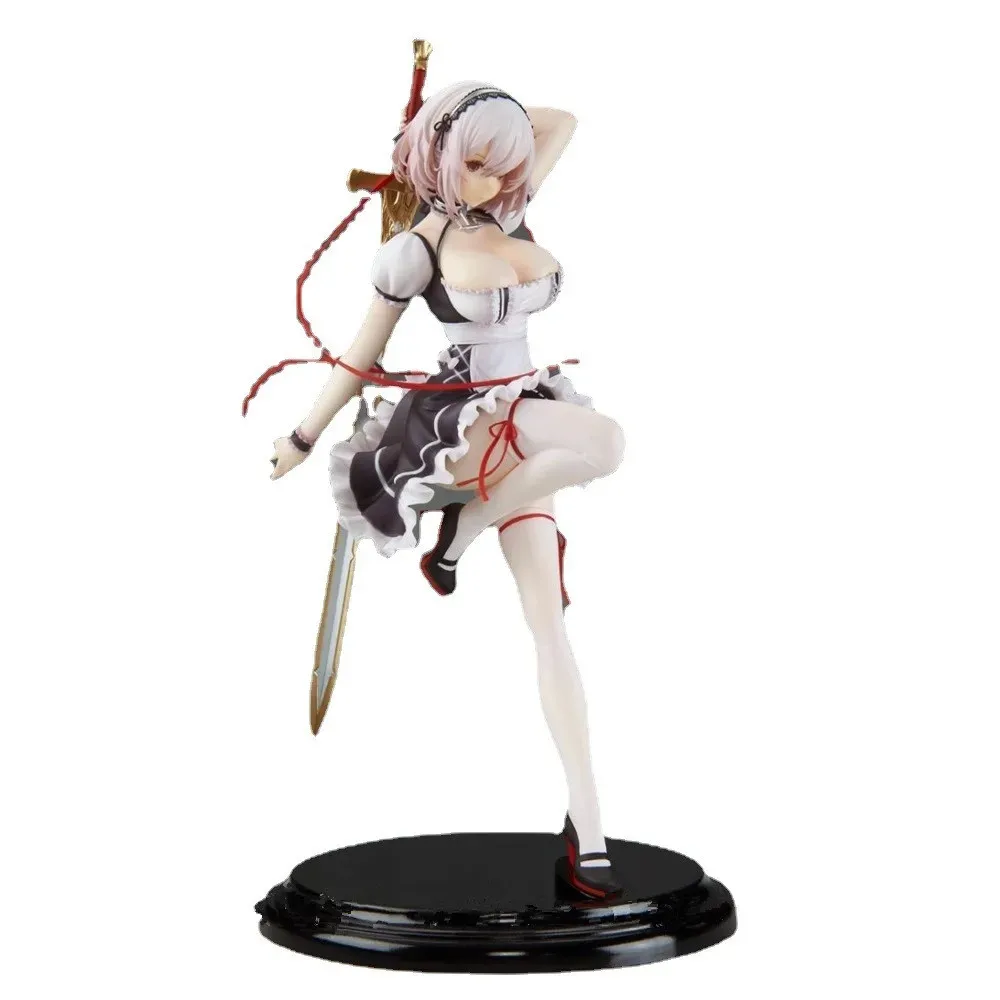 Azur Lane Lightweight Sirius Holding Sword Standing Beautiful Girl Model Ornaments Action Figures Toys Collection Gifts