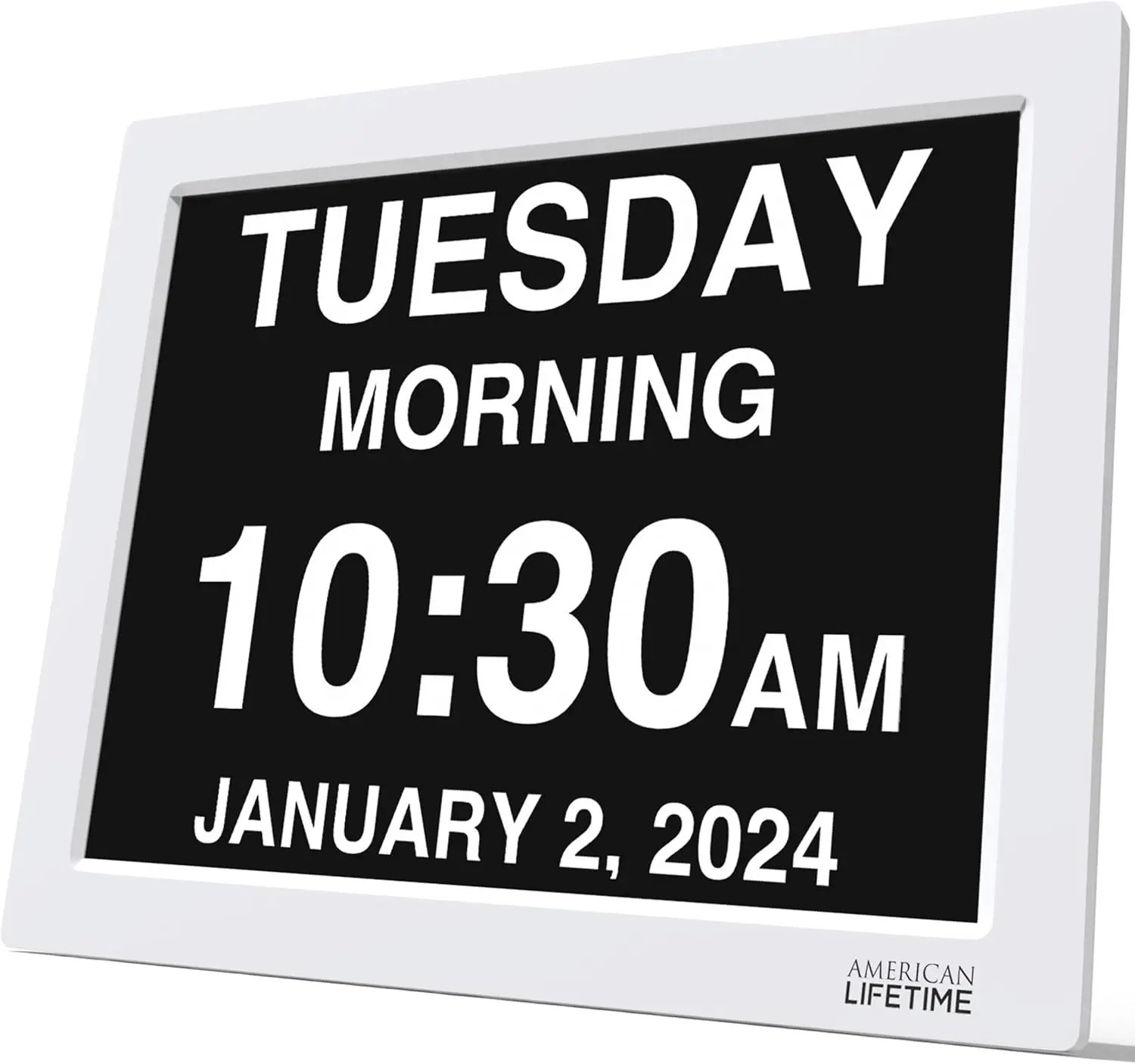 Dementia  Large Digital Clock for Seniors, Digital Clock Large Display,  with Day & Date for Elderly,  15 Inch