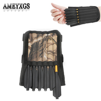 Archery Crossbow Arrow Holder Waterproof Cloth Arrow Quiver Single/double Layer Can Hold 6/12pcs Arrow Left/Right Hand Hunting