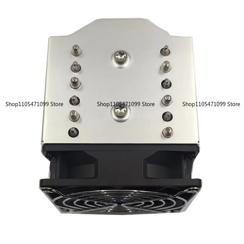 4U Side Blow LGA3647 Server 6 Heat Pipe, Air Cooled CPU Radiator Fan