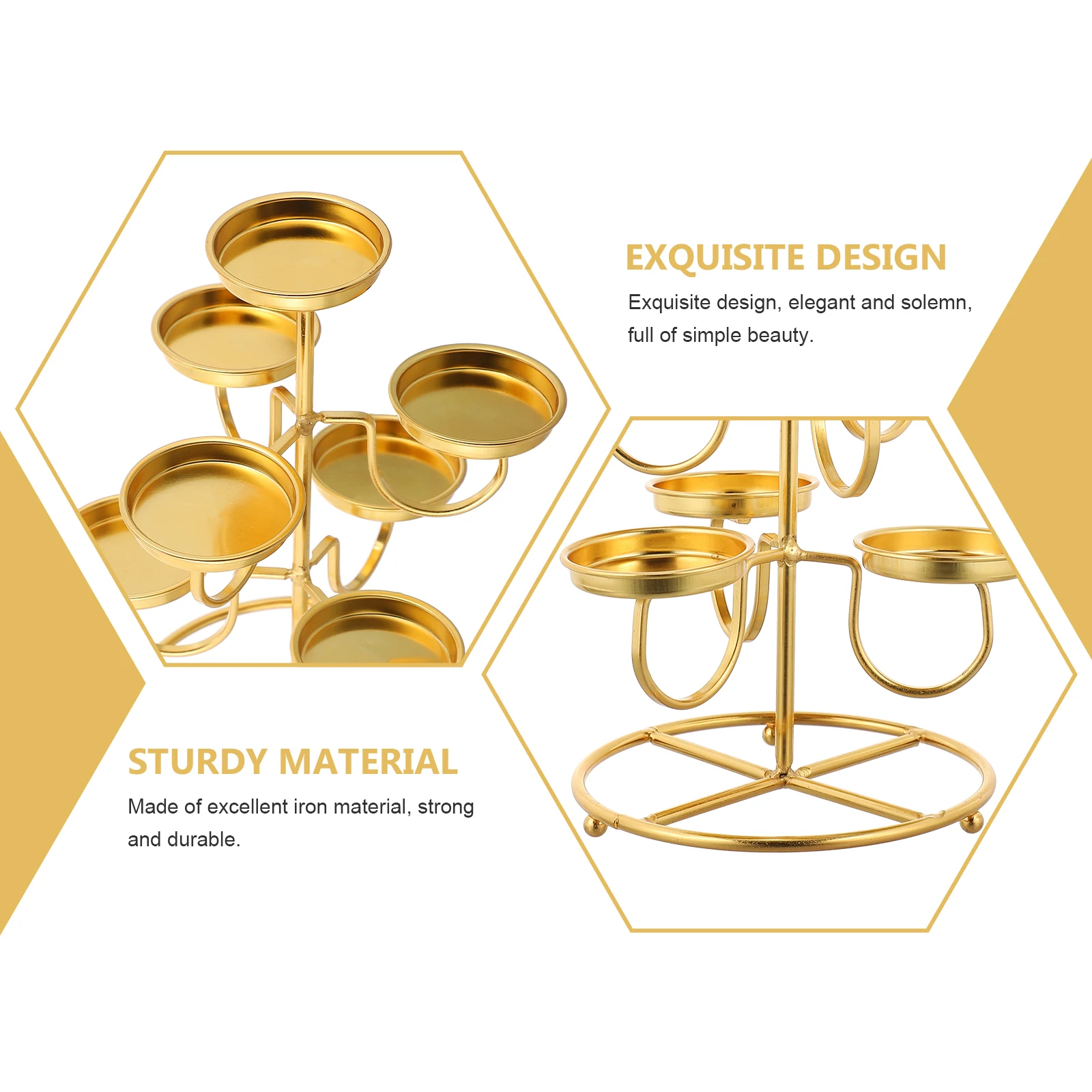 

Ghee Lamp Candlestick Holder Household Alloy Iron Stand Decorative Exquisite Sticks for Party Festival Home Bar