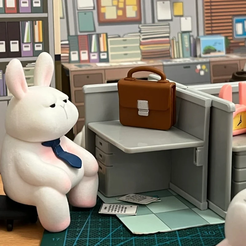 Maandag Bruce wil niet werken Trendy Blind Box 1-7 generatie volledige serie gepersonaliseerd desktopbeeldje voor geschenken