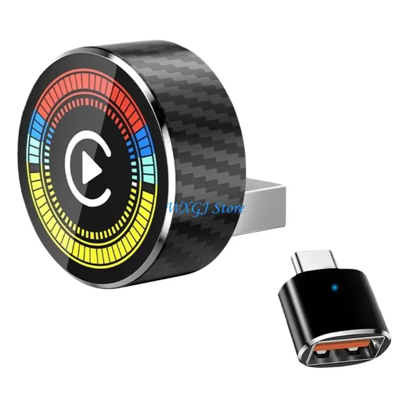 

37JE Heat Resistant Wireless Adapter Converter for Safe Auto Mirroring Featuring Compact Design in Automotive Applications