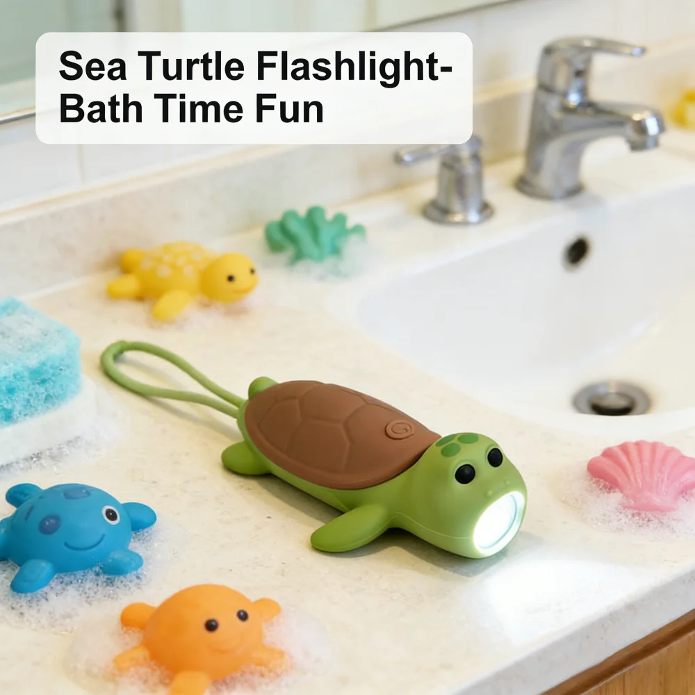 GGbingo-Silicone Flashlight, LED Emergency Lighting, Rabbit, Dinosaur, White Cat, Polar Bear