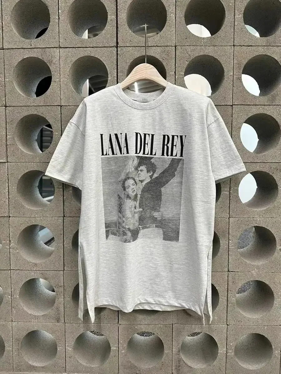 Summer Men‘s Women Cotton T-Shirt New Lana Del Rey Ldr Sailing Tan Print Tops Tees Male Fashion Clothing Harajuku Streetwear