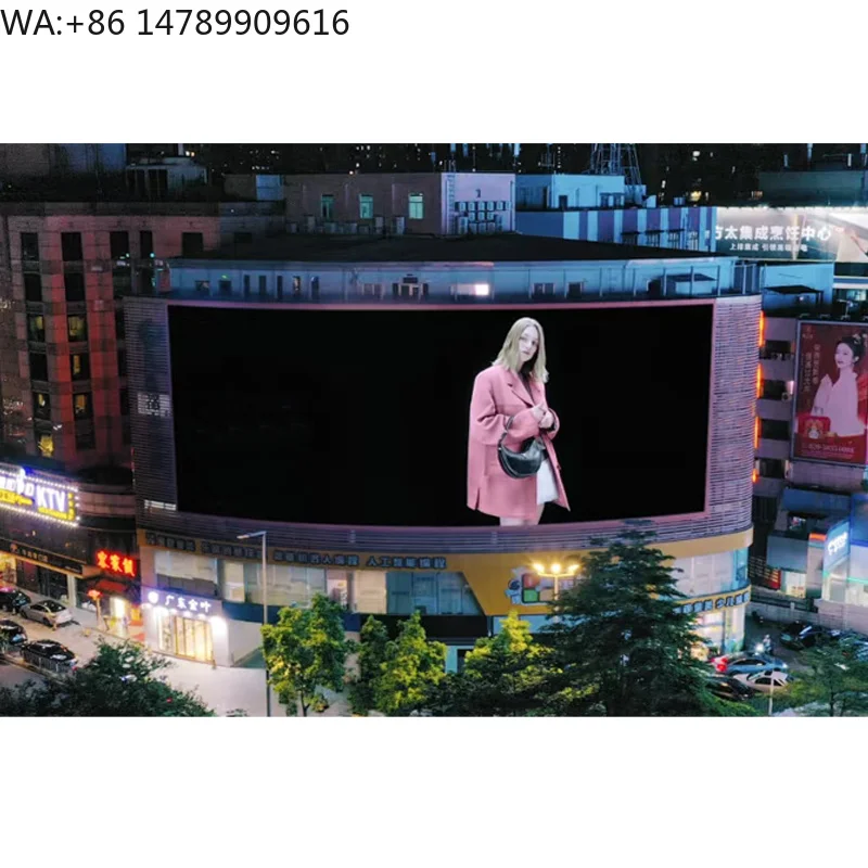 Waterproof Custom LED Displays Flexible Curved Video Wall Advertising Board P3 P 2.5 Display Outdoor Advertising ScreenChip On B