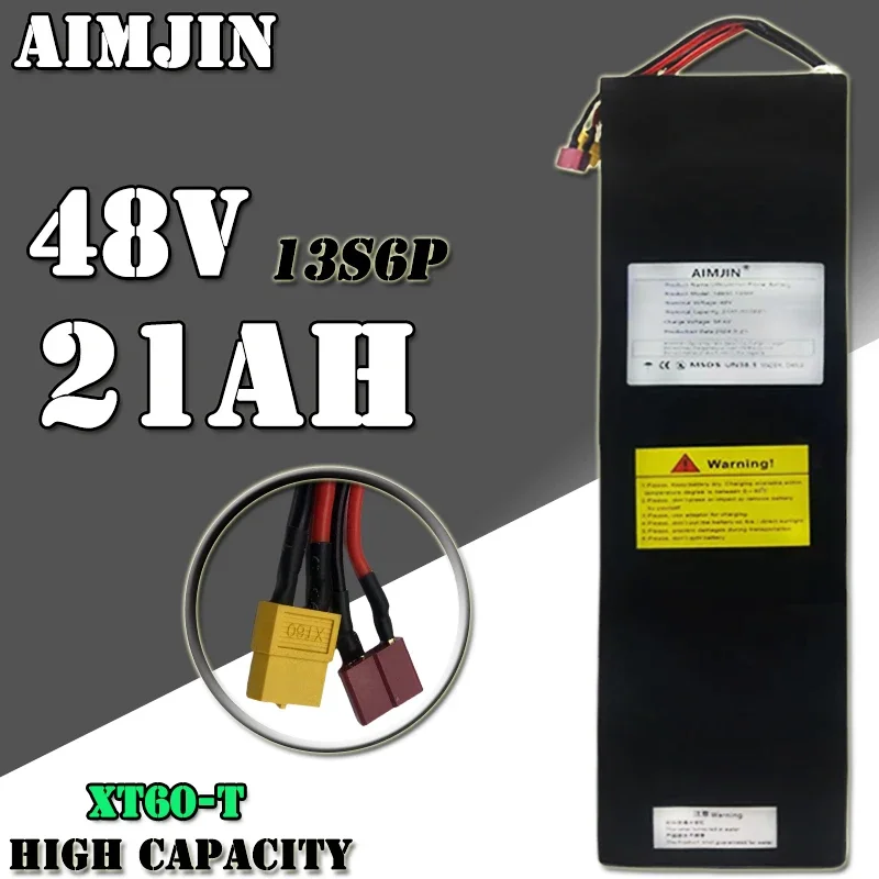 New 48V 21AH 18650 13S6P for Kugoo Kirin M4 Pro, Kugoo M4/ M4 Pro Electric Scooter with Powerful Lithium Battery