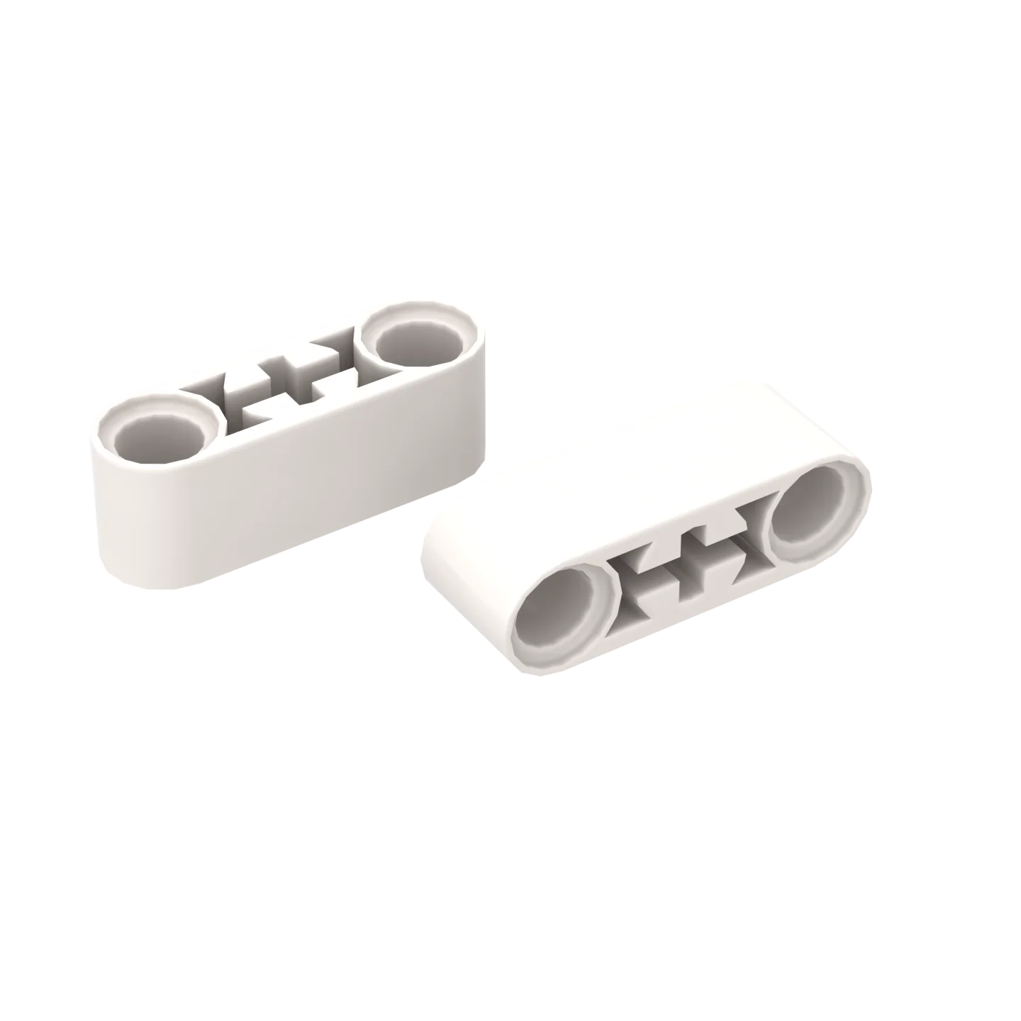 10Pcs  7229 Beam 1x3 With Cross Hole Lever Arm Axle Hole Building Block  MOC Connectors Construction Toy Bricks DIY
