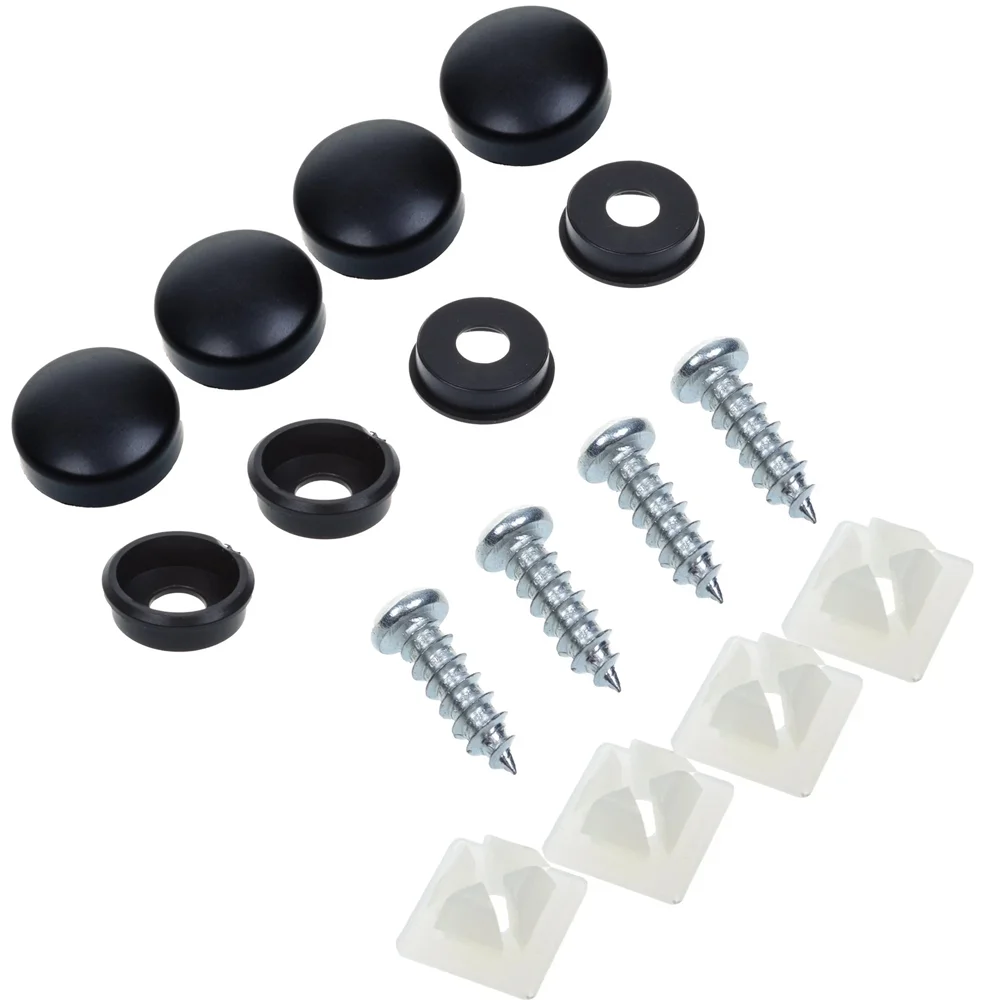 40PC Rust Resistant Stainless Steel License Plate Frame Screws Fasteners Set