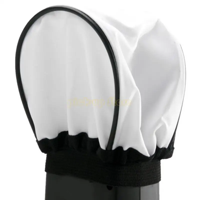 Q5WA Universal Flash Diffuser для Speedlite Photography DSLR Accessories Accomance Accomans Flash Diffuser Softbox серебряный