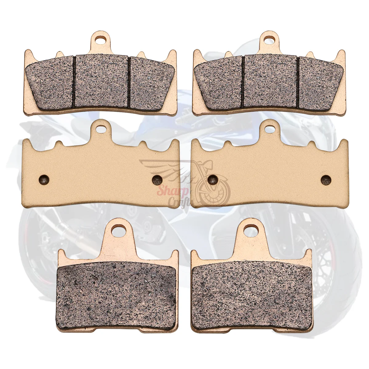 Motorcycle Accessories Front Rear Brake Pads Disc For Suzuki GSXR1000 K1/K2 2001-2002 GS1200 SSK1/ZK1 2001 GSX1400 K/F 2001-2007