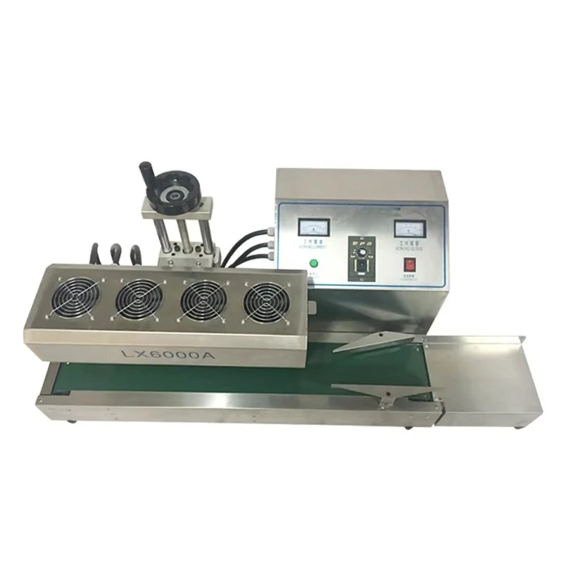 

Electric aluminum foil can plastic pet bottle induction sealing machine air cooling