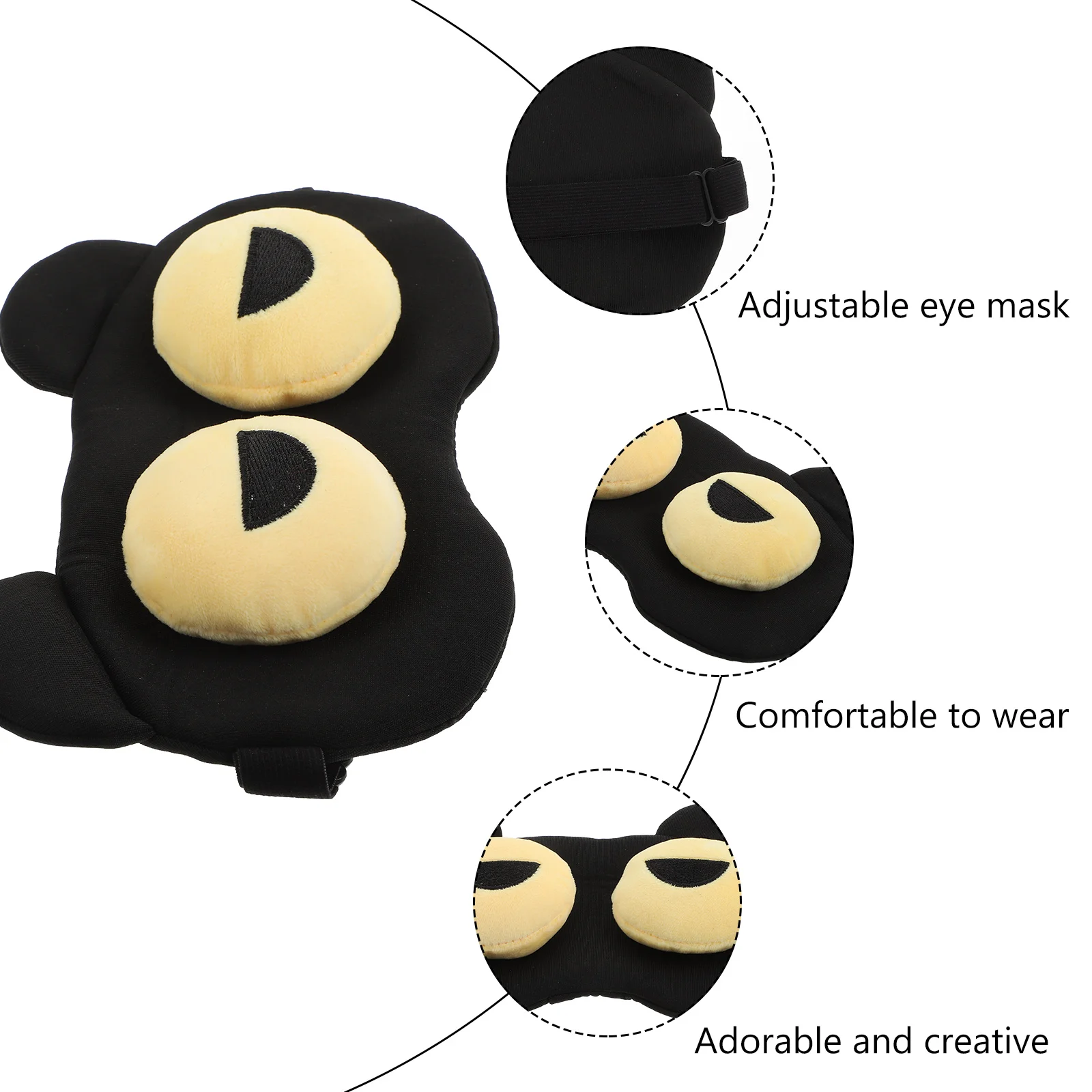 

Sleep Mask Light-Proof Portable Cover For Travel Nap Shading Blindfold Stress Relief Breathable Protector Sleep Eye-Shade Nap
