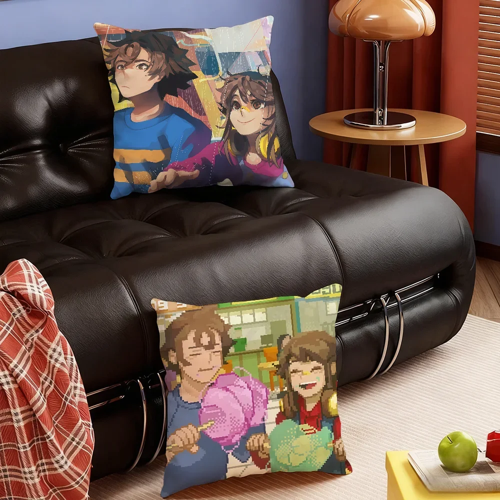 U-Until T-Then Game Cathy cushion cover Soft Smooth Hidden Zipper Washable Decorative Couch Office Housewarming Gift