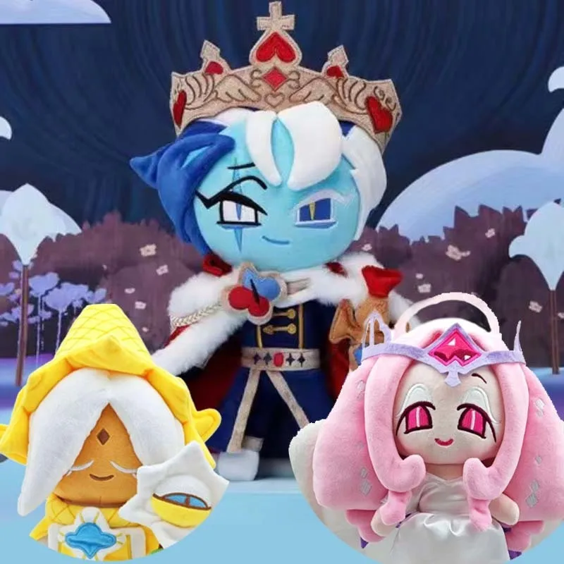 

New The King Shadow Milk Cookie Plush Cute Eternal Sugar Cookie Run Kingdom Pure Vanilla Beast Of Deceit Plush Soft Toy