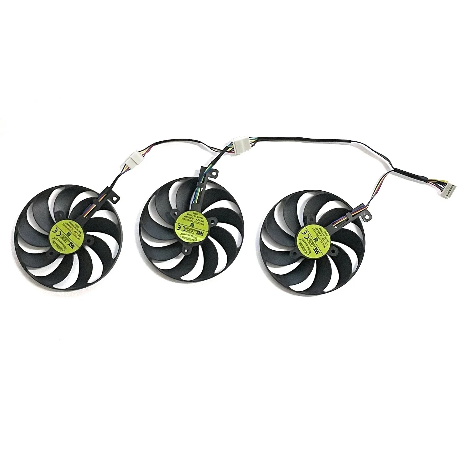 For ASUS ROG STRIX-GeForce RTX 2070 2080 SUPER Ti GAMING RTX2080 RTX2080Ti Fan T129215SU 7Pin DC 12V 0.5A GPU FAN