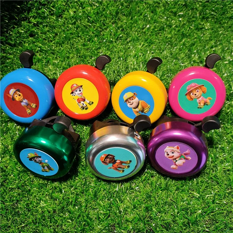 Paw Patrol Bicycle Bell Cartoon Chase Skye Kids Bicycle Horn Sound Alarm Creative Bike Handlebar Horn Decoration Accessories