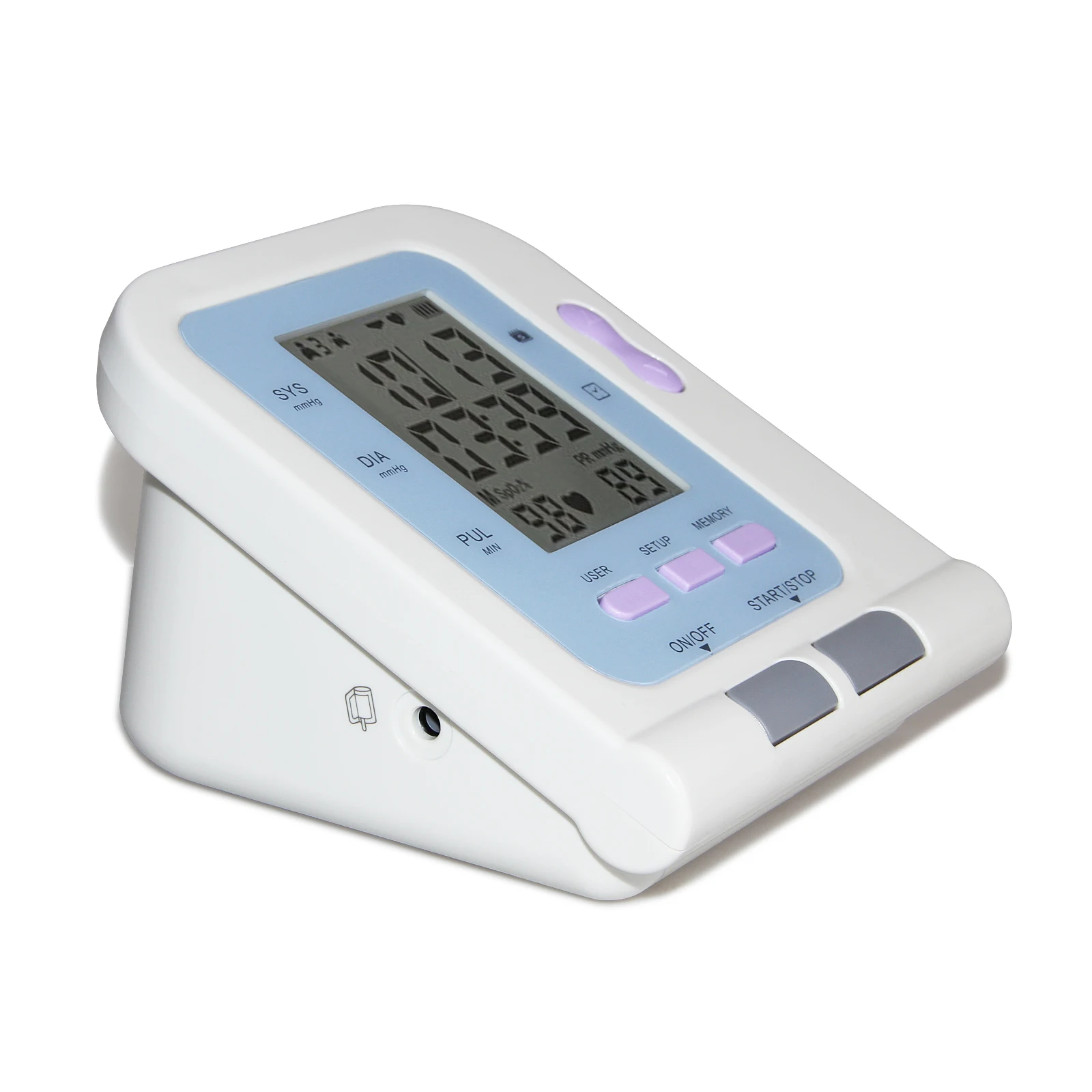 Digital Blood Pressure Monitor USB Software (Download Online ) Sphygmmanometer CONTEC08C Adult cuff+Spo2 Probe(Optional)