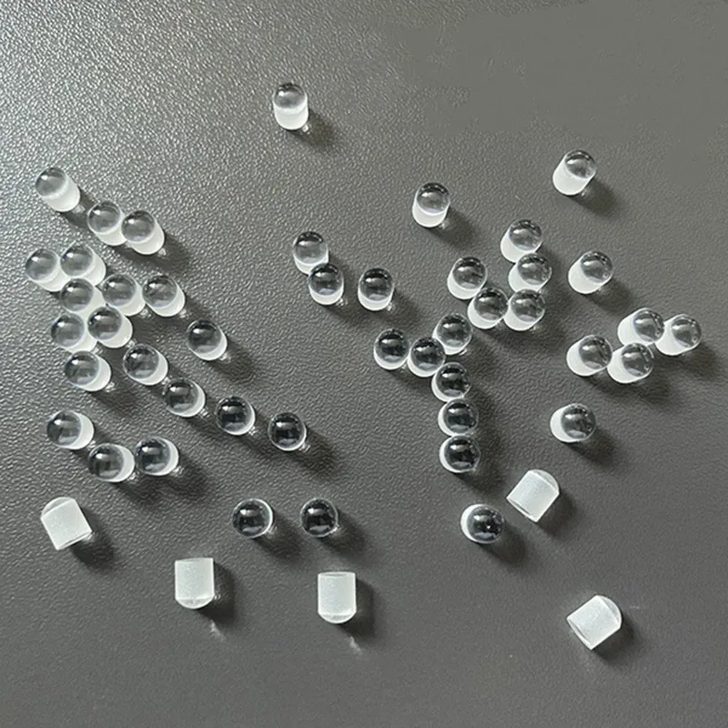 10 SZT. 4.9X6mm Szkło Optyczne Soczewka Projektora Naszyjnik Soczewka Plano-Wypukła Cylindryczna Prezent DIY