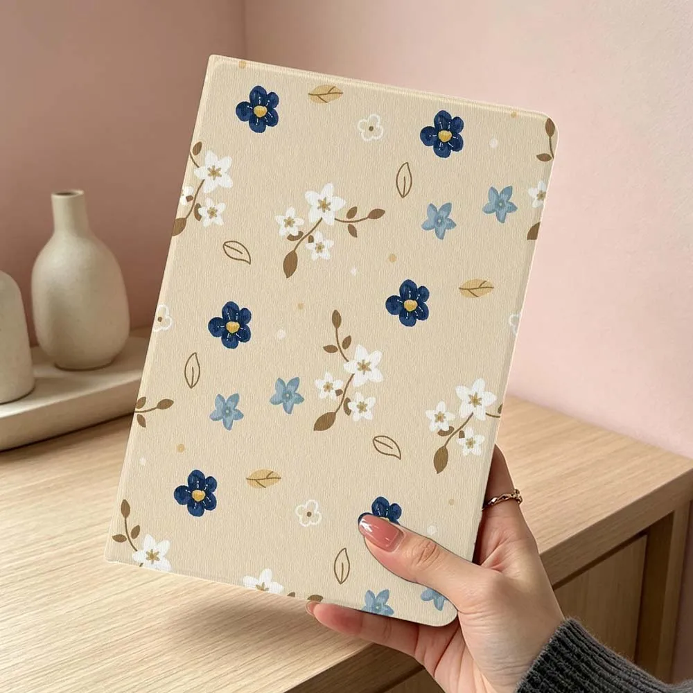 Floral Pattern For Xiaomi Redmi Mi Pad 8 7 6 5 4 2 SE K Pro Max Ultra Poco Pad Inch Tablet Case Soft