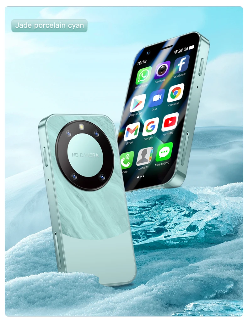 SOYES F8 World's Smallest 3.0" Android Smartphone 2GB+16GB Dual SIM 3G Google Play - Fits in Coin Pocket!​