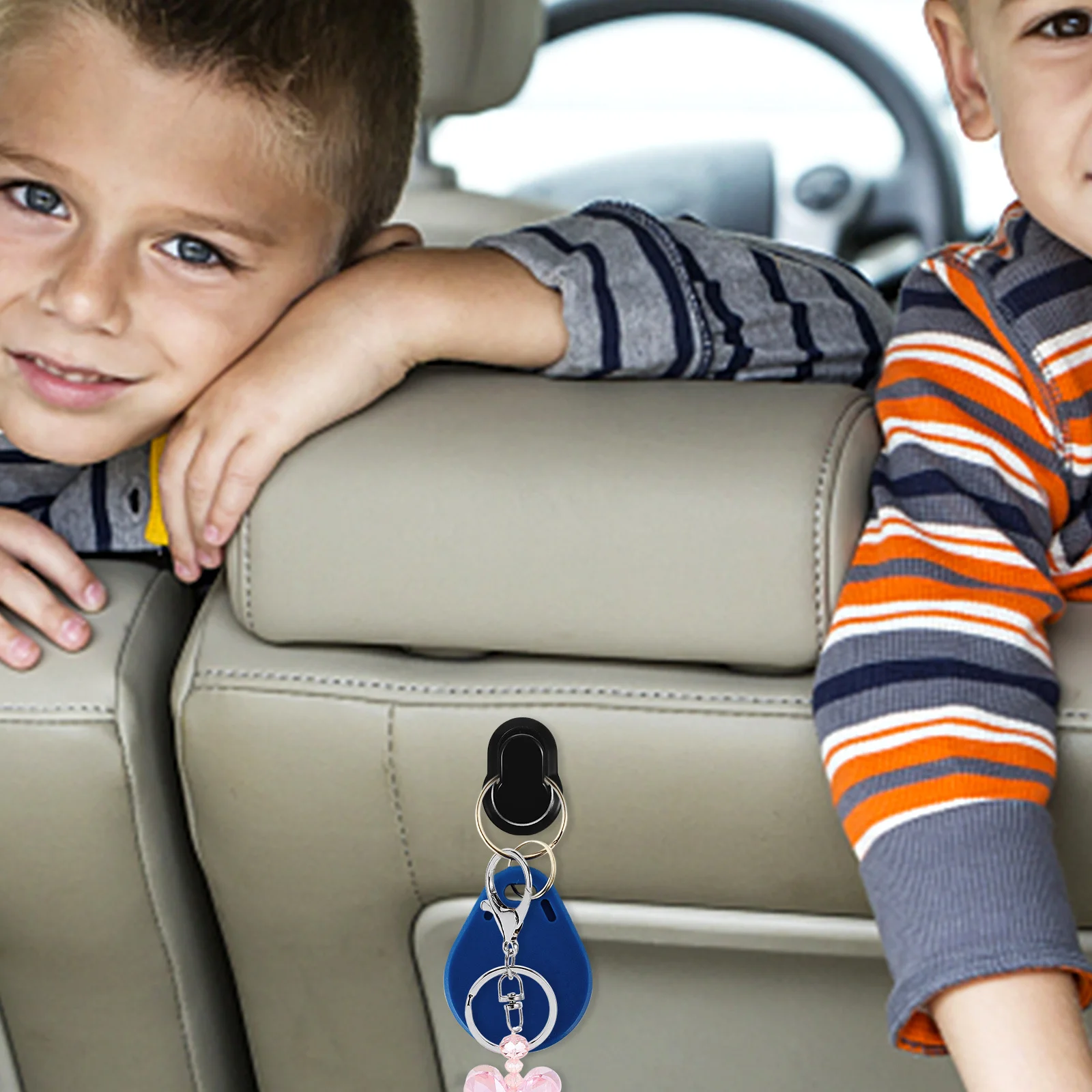 

Vehicle Mini Hangers Adhesive Hooks Easy Installation No Tools Required Save Earphones Organizer Car Supplies