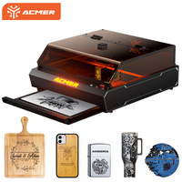 ACMER P3 48W Laser Engraver With Air Assist System CNC Laser Engraving Machine For Metal Wood Leather Colored Glass DIY Cutting