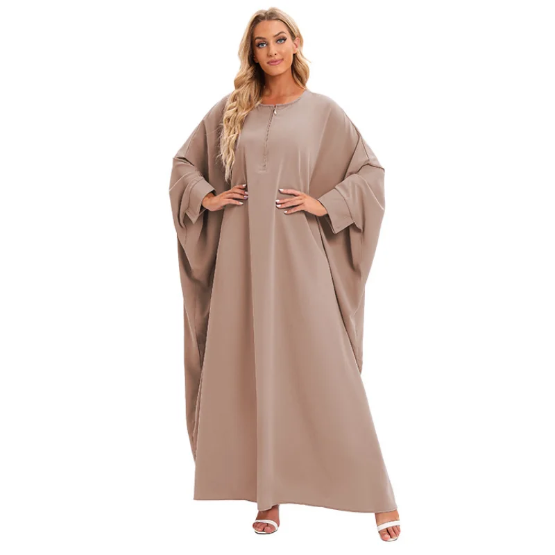 

Hot Turkey African Batwing Dresses Fashionable Generous Clothes For Muslim Women Luxury Abayas Moroccan Kaftan Evening Party