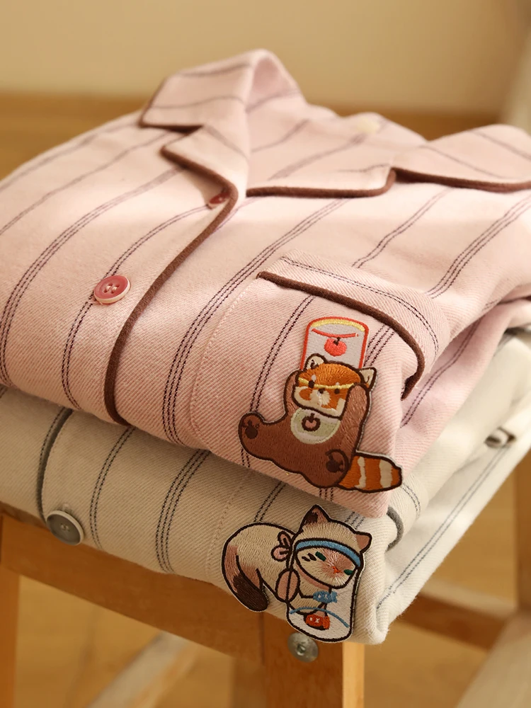 conjunto-de-pijamas-de-algodon-para-parejas-ropa-de-dormir-de-manga-larga-con-cuello-camisero-ropa-para-el-hogar-estilo-ca
