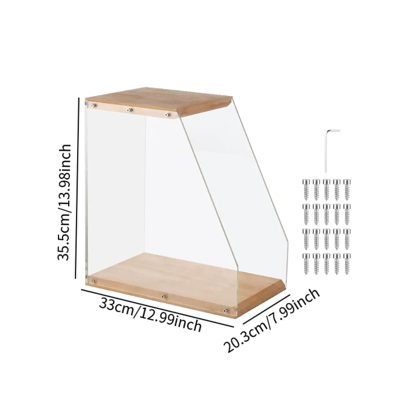 Tabletop Vinyl Record Holder Album Display Rack for Picture Photo Albums