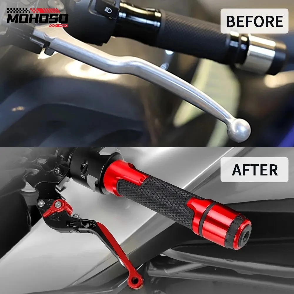 For HONDA CB500F CB500X 2013-2022 2023 2024 CB 500F 500X Moto CNC Brake Clutch Levers Handbrake Handlebar Grip Handle Hand Grips