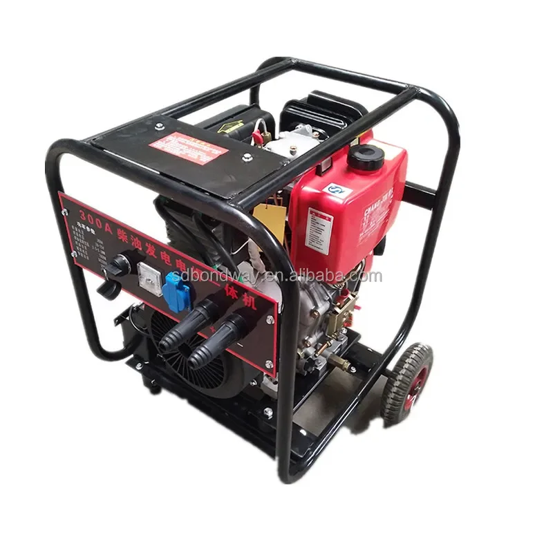 Low Noise Electric Generator Machine Air Cooled Open Type 7kw Diesel/gasoline  Generator Portable for low price