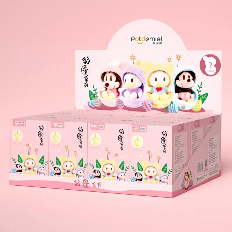 13cm autentico Disney Egg Blind Box ciondolo peluche ornamento regalo per bambini giocattolo sorpresa mistero regalo ragazza borsa ciondolo bambola