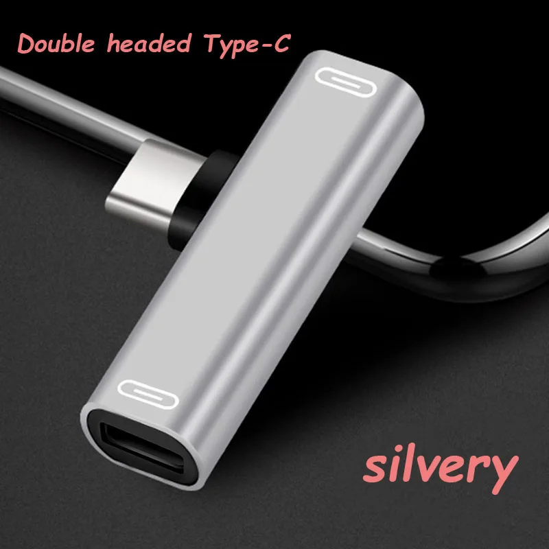 محول سماعة رأس مخصص من النوع C إلى 35 شحن ، محول 2 في 1 مع قابس فتحة دائرية ، مناسب للهاتف المحمول ممن لهم ، فيفو