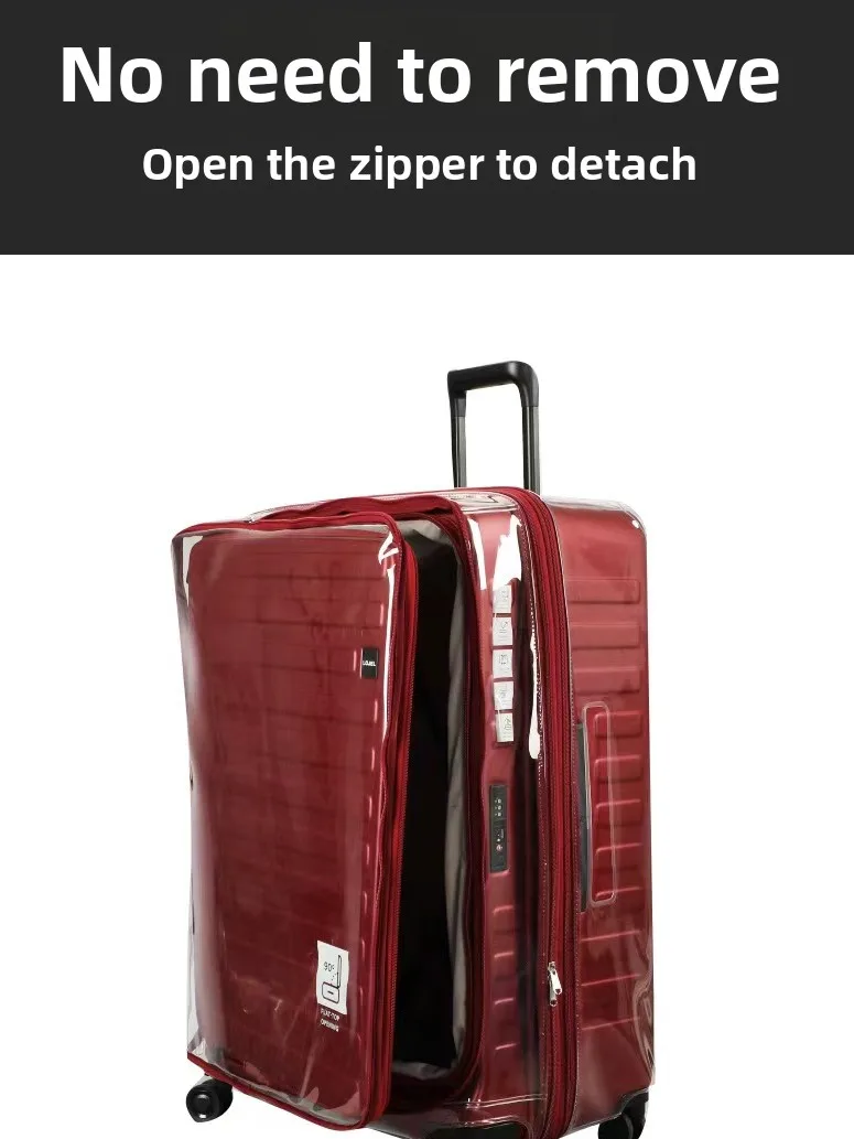 er LOJEL Lage Cover Beschermende stofdichte voorkant Opening Handbagage Tashoes Geen noodzaak om te verwijderen met verlenging