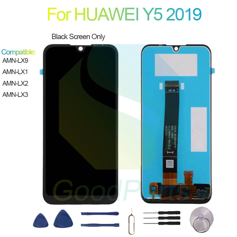 Для HUAWEI Y5 2019, ЖК-дисплей, экран 5,71 дюйма, AMN-LX9, AMN-LX1, AMN-LX2 Y5 2019, сменный сенсорный дигитайзер в сборе