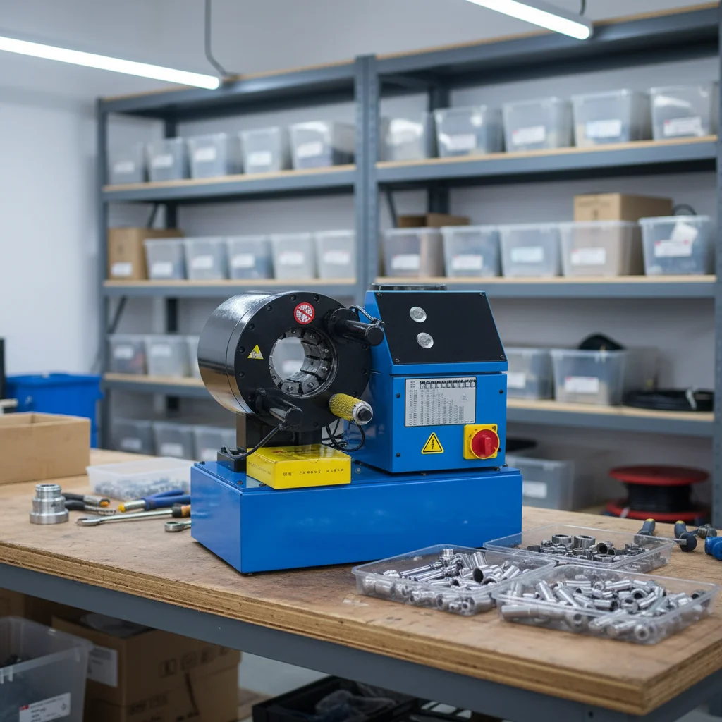 Automatic Hydraulic Hose Crimping Machine for Excavator Use 220V/380V  Pipe Pressing Machine